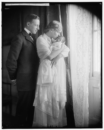 SAYRE, FRANCIS, JR., BABY. WITH PARENTS