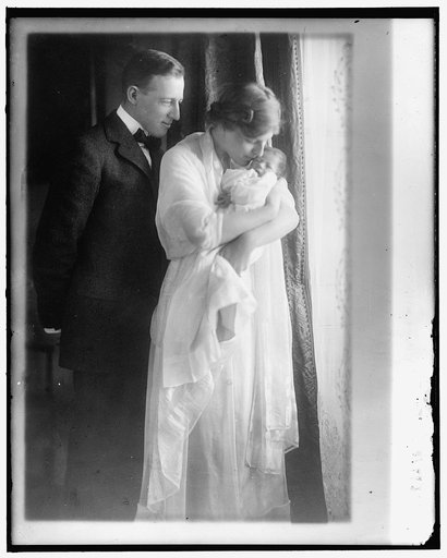 SAYRE, FRANCIS, JR., BABY. WITH PARENTS