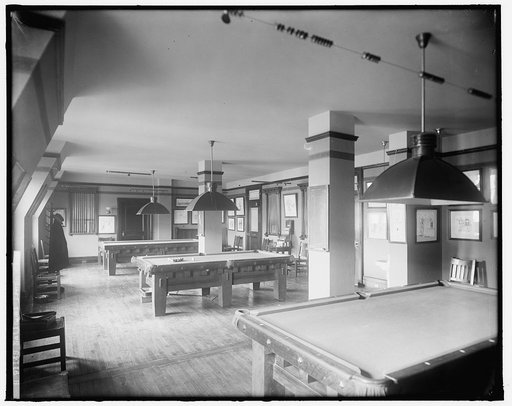 NATIONAL PRESS CLUB. POOL ROOM