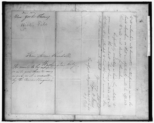 NEW YORK TIMES. 1835 LETTER