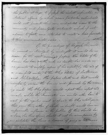 NEW YORK TIMES. 1835 LETTER