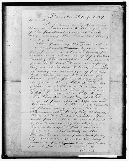 PHILADELPHIA PRESS. 1837 LETTER