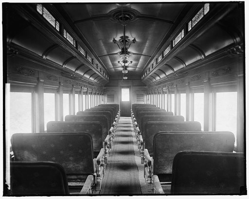 WASHINGTON & OLD DOMINION R.R. CAR INTERIOR