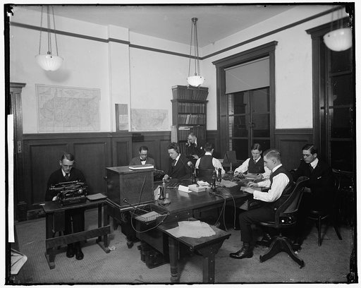 UNITED PRESS. MUNSEY BUILDING, INTERIOR