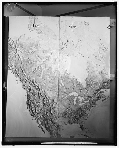 U.S. SHIPPING BOARD RELIEF MAP