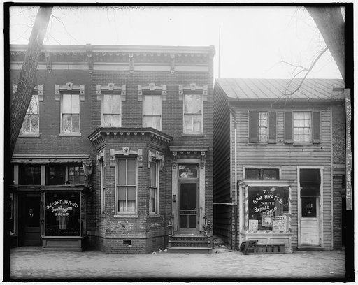 JOLSON, AL. AL JOLSON'S PARENTS' HOUSE, 4 1/2 ST, NW