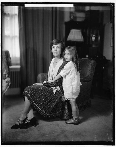 LONGWORTH, PAULINA. WITH MOTHER