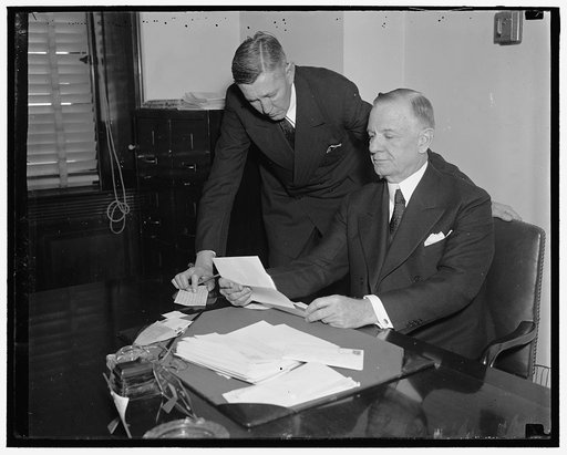 Cong. Henry B. Steagall & Sec. O.K. Weed