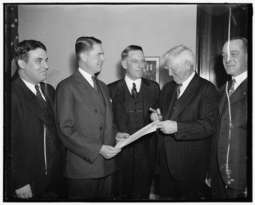John N. Garner, 2nd from right