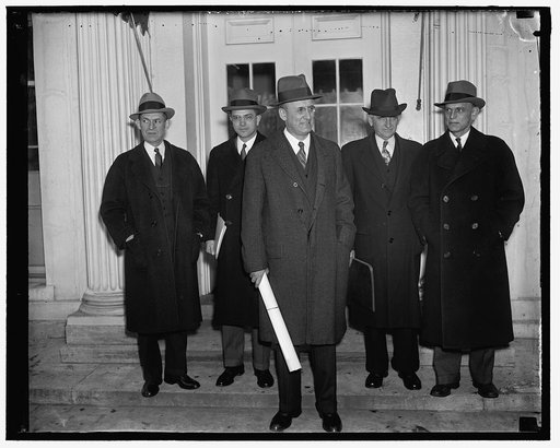 Group at White House; Henry Morgenthau? center