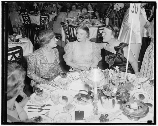 Alice Longworth, Dorothy Thompson and Mrs. Eugene Meyer