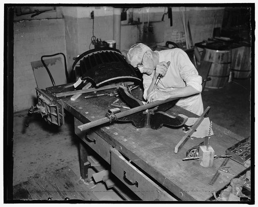 David E. Graves repair-woodworking shop. U.S. Capitol, [Washington, D.C.