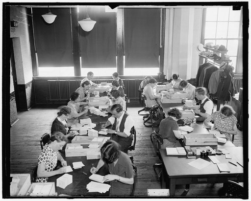Baltimore, Md. A coding system, which eliminates all vowels and some consonants and reduces the remaining letters of the alphabet to groups designated by six master, or key, letters is employed in the Social Security Board Records Office. The [...]ing system was adopted as a "foolproof" methods of k