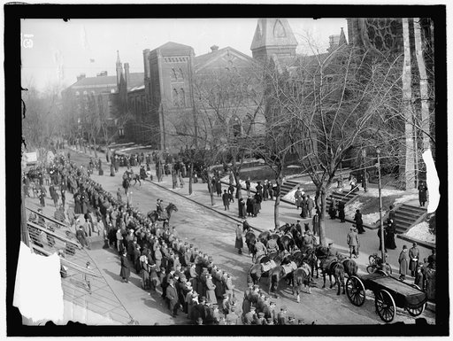 CRUZ, SENOR DON ANIBAL. AMBASSADOR FROM CHILE. HIS FUNERAL AT ST. PATRICK'S CHURCH. CAISSON