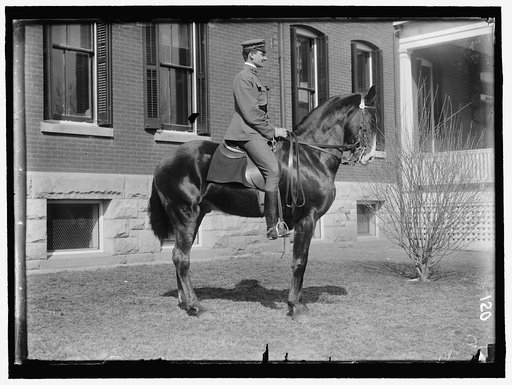 BRABSON, JOE R. 2ND LT., 3RD FIELD ARTILLERY, U.S.A. AT FORT MYER