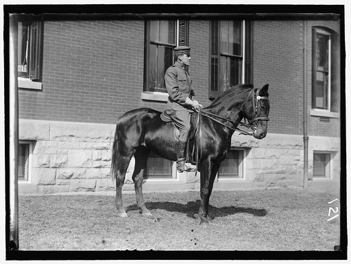 FORT MYER. SHEPHERD, WILLIAM H., 2ND LT., U.S.A., 3RD FIELD ART. ON 'FLASH'
