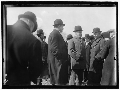 CURTISS AIRPLANE. TESTS OF CURTISS PLANE FOR ARMY. SECRETARY OF WAR DICKINSON AND GEN. WOOD