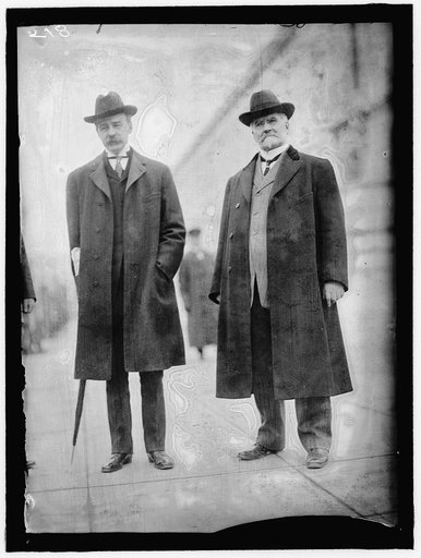MARTINE, JAMES EDGAR. SENATOR FROM NEW JERSEY, 1911-1917. RIGHT, WITH REP W.I. McCOY.
