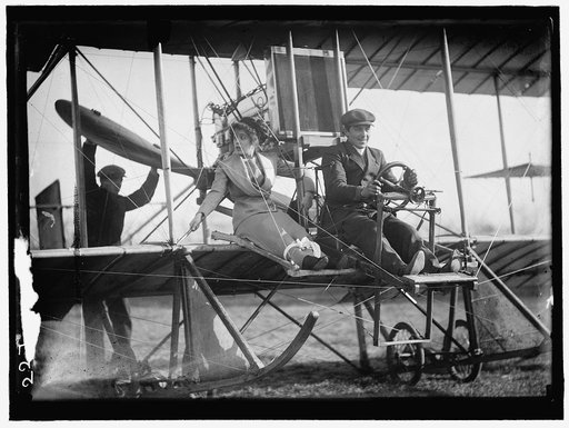 RIVIERO, SENORITA LENORE. WITH ANTHONY JANNUS; IN REX SMITH AEROPLANE