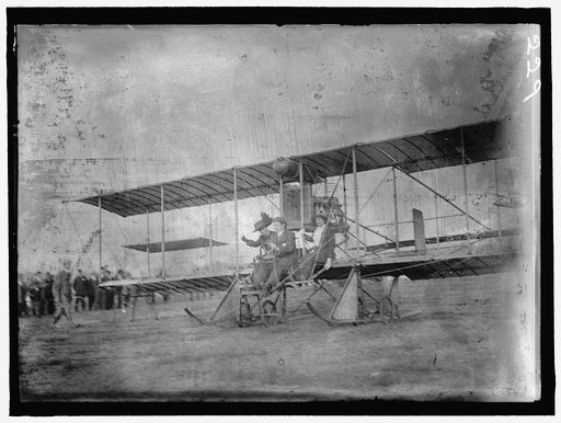 JANNUS, ANTHONY. FLIGHTS AND TESTS OF REX SMITH PLANE FLOWN BY JANNUS. MISS LAURA MERRIAM IN PLANE WITH JANNUS