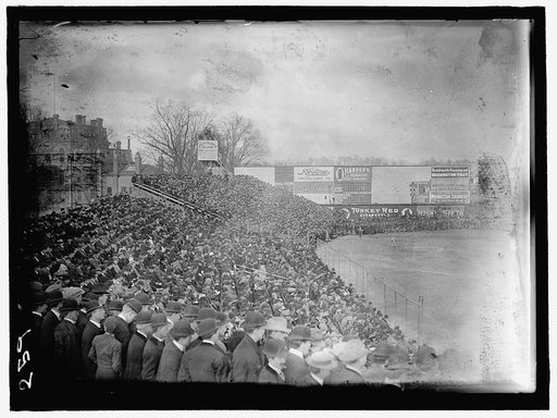 BASEBALL, PROFESSIONAL. VIEW DURING GAME