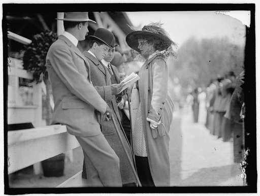 GERRY, MRS. PETER GOELET. HORSE SHOW