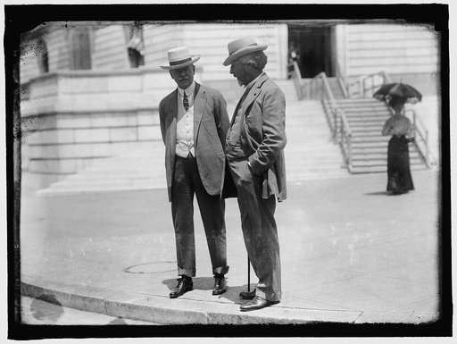 GORE, JAMES HOWARD PROF., G.W.U.; RIGHT, WITH CYRUS H. McCORMICK.