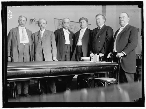 HOUSE OF REPRESENTATIVES COMMITTEES. SPECIAL COMMITTEE ON THE INVESTIGATION OF THE U.S. STEEL CORP., JANUARY 12, 1912. POPULARLY CALLED 'STEEL TRUST INVESTIGATING COMMITTEE' OR 'STANLEY COMMITTEE.' YOUNG OF MI; BARTLETT OF GA; STANLEY OF KY, CHAIRMAN; BEALL OF TX; LITTLETON OF NY; McGILLICUDDY OF ME