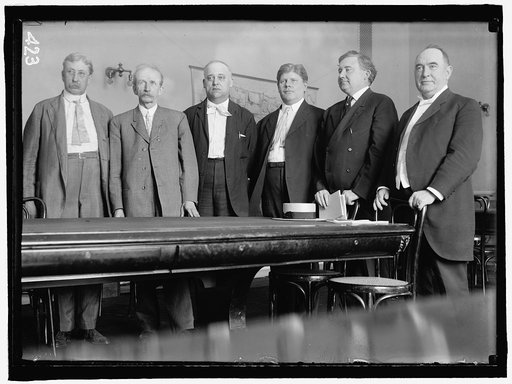 HOUSE OF REPRESENTATIVES COMMITTEES. SPECIAL COMMITTEE ON THE INVESTIGATION OF THE U.S. STEEL CORP., JANUARY 12, 1912. POPULARLY CALLED 'STEEL TRUST INVESTIGATING COMMITTEE' OR 'STANLEY COMMITTEE.' YOUNG OF MI; BARTLETT OF GA; STANLEY OF KY, CHAIRMAN; BEALL OF TX; LITTLETON OF NY; McGILLICUDDY OF ME