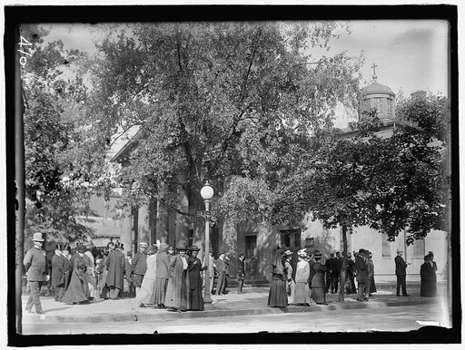 SAINT JOHN'S P.E. CHURCH. ADMIRAL SCHLEY, FUNERAL