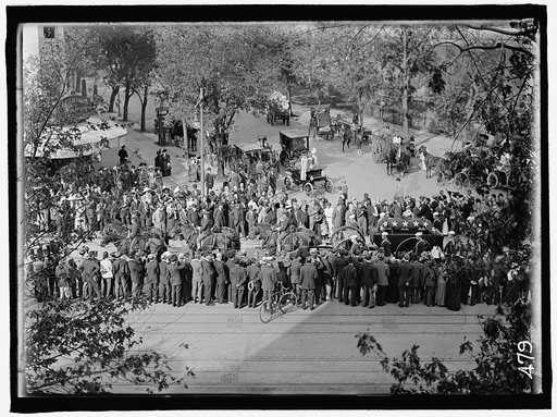SCHLEY, WINFIELD SCOTT, REAR ADMIRAL, U.S.N. FUNERAL, ST. JOHN'S CHURCH. PROCESSION
