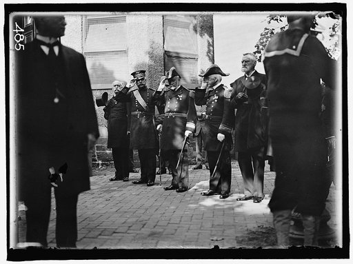 SCHLEY, WINFIELD SCOTT, REAR ADMIRAL, U.S.N. FUNERAL, ST. JOHN'S CHURCH. BROWNSON, WILLARD HERBERT; MILES, NELSON APPLETON; POTTER, WILLIAM PARKER; REMEY, GEORGE COLLIER