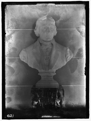 BENEFACIO, JOSE DE ANDREDA SILVA. BRAZILIAN PRIEST. BUST IN HALL OF PATRIOTS, PAN AMERICAN UNION