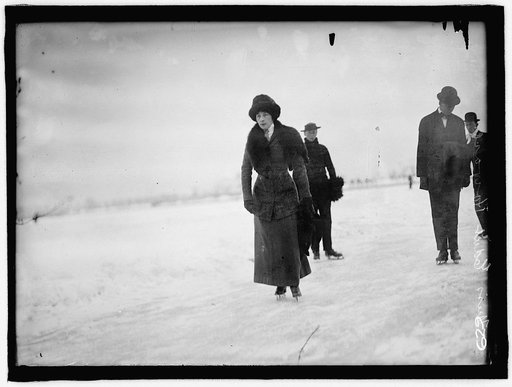 HOWARD, MISS EDITH. SKATING