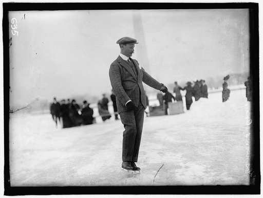 OVEY, ESMOND. SECRETARY, BRITISH EMBASSY. SKATING