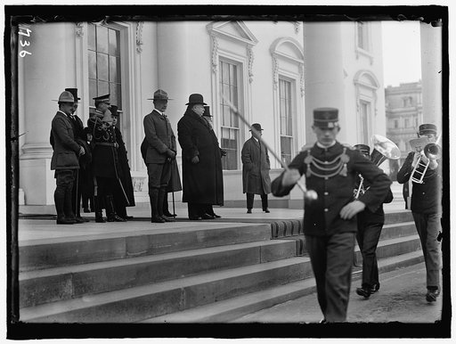 BOY SCOUTS. VISIT OF SIR ROBERT BADEN-POWELL TO D.C. REVEIWING PARADE: ALL OR SOME OF FOREGOING