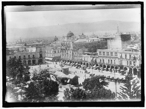 MEXICO. BIRD'S EYE VIEW OF MEXICO CITY