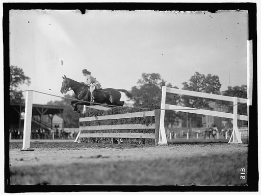HORSE SHOWS. UNIDENTIFIED ENTRANTS, JUMPING