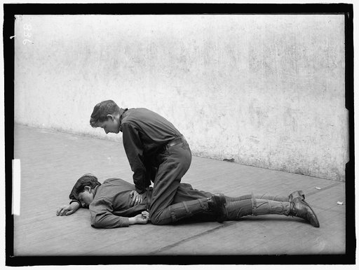 BOY SCOUTS TRAINING DEMONSTRATION