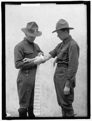BOY SCOUTS TRAINING DEMONSTRATION