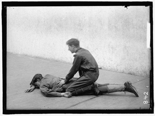 BOY SCOUTS TRAINING DEMONSTRATION