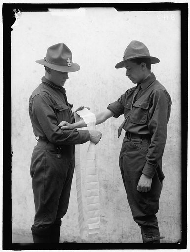 BOY SCOUTS TRAINING DEMONSTRATION