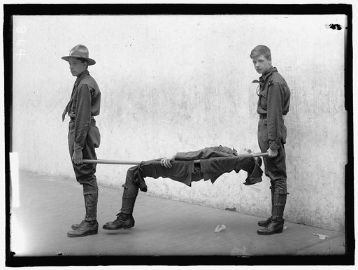 BOY SCOUTS TRAINING DEMONSTRATION