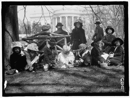 EASTER EGG ROLLING, WHITE HOUSE