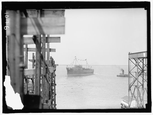 TEXAS, U.S.S. LAUNCHING