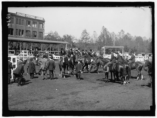 HORSE SHOWS. UNIDENTIFIED ENTRANT