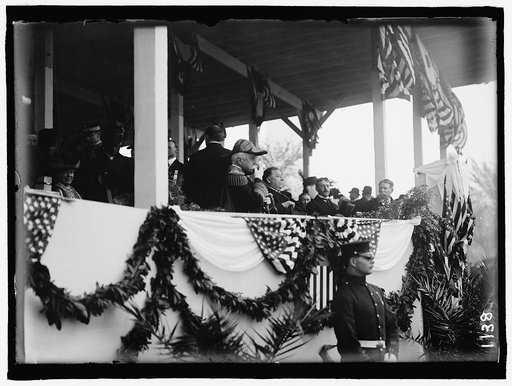 JONES, JOHN PAUL. DEDICATION OF MONUMENT, 4/17/12. DEWEY; TAFT; STIMSON; GEN. PORTER