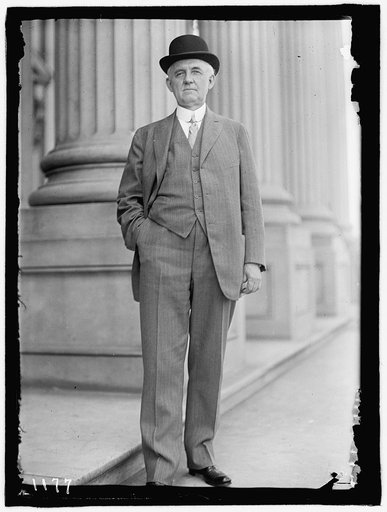 SANDERS, NEWELL. SENATOR FROM TENNESSEE, 1912-1913. ON STEPS OF CAPITOL