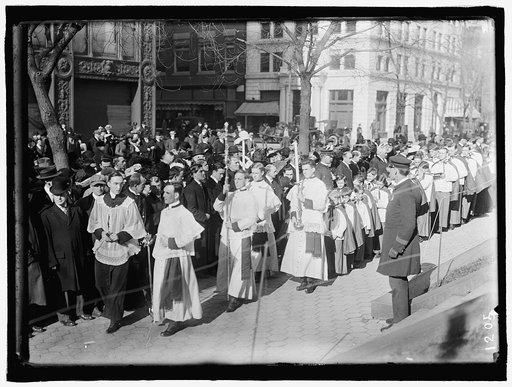 PAN AMERICAN MASS. THANKSGIVING DAY AT ST. PATRICK'S. CHOIR