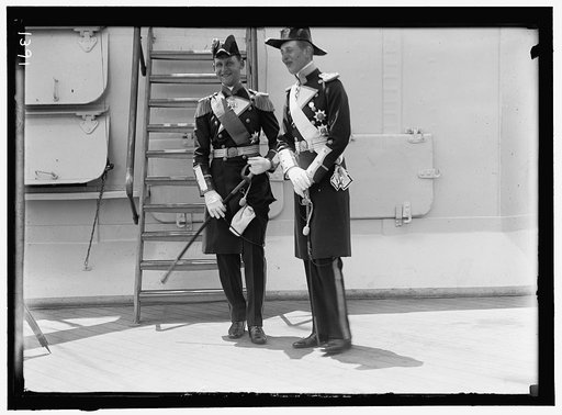 GERMAN SQUADRON VISIT TO U.S. PRINCE HENRY AND PRINCE CHRISTIAN, WHO ACCOMPANIED SQUADRON
